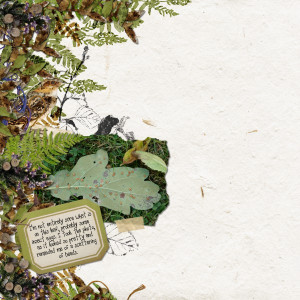 Nature Decorated Leaf