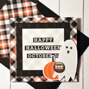 Happy Halloween Card with matching envie