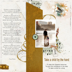 Take a child by the hand