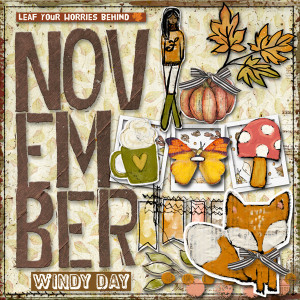 Little Butterfly Wings November Template Challenge