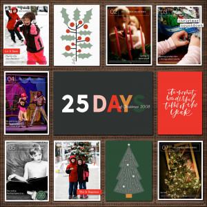 25 Days 2008, page one
