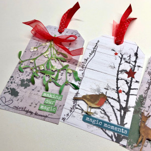 Hybrid Christmas Tags 1
