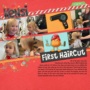 K's First Haircut