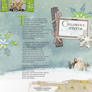 Dec 21 Journaling Challenge: Children's Winter