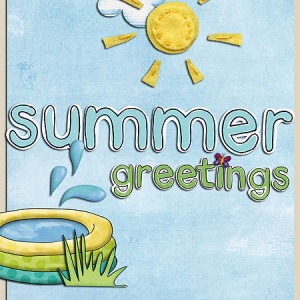 °summer greetings - card°