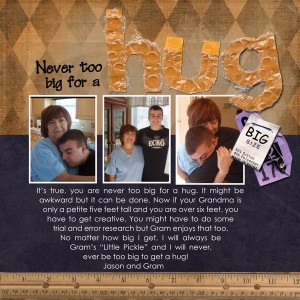 Never Too Big for a Hug