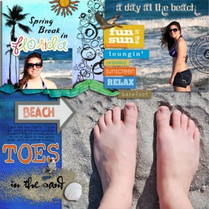 Toes in the Sand