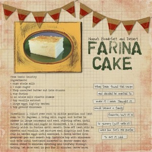 Farina Cake