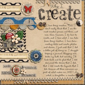 Why I Create