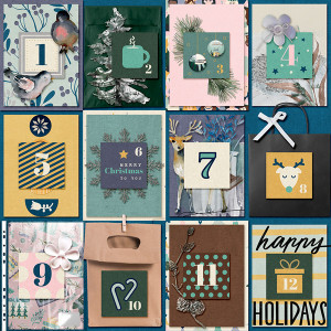 12 Days of Christmas Pocket Style