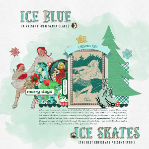 Dec 21 Random Challenge: Ice Blue Ice Skates