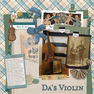 MOC10 Day 2 Then & Now Photo Challenge: Da's Violin