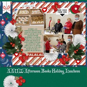 Day 7 MOC 10 AAUW Afternoon Books Holiday Luncheon