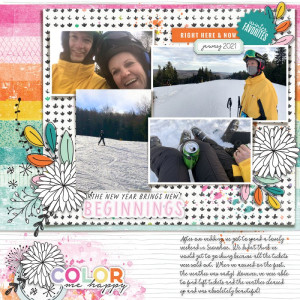 Honeymooning Skiing