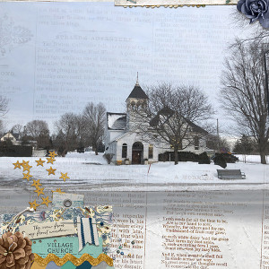 MOC10 Day 4 Photo Blended into Background (Village Church)