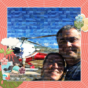 MOC10 - Jan 14: Mosaic Photo Effect - Helicopter Tour of the Big Island