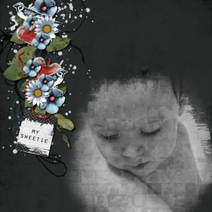 MOC 10: DAY 14: Mosaic photo effect: My sweetie