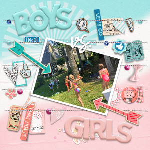 Boys vs. Girls - Water Balloon Fight