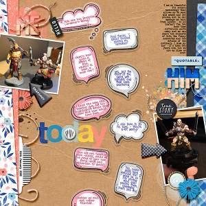 MOC 10 - Day 24 Speech bubbles conversation