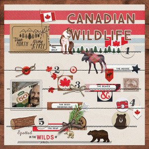 MOC10 Day 23 Stitched Down Stuff (Canadian Wildlife)