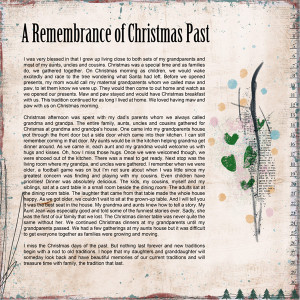 Day 26 Remembrance Or Tribute Layout