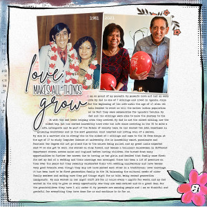 January 26: Remembrance or Tribute Layout