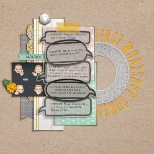 MOC10 - Day 24 // Tell A Conversation With Speech Bubbles