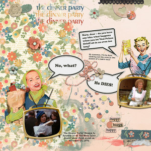 MOC10 Day 24 Conversation with Speech Bubbles (The Dinner Party)