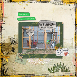 MOC10 Day 24 Speech Bubbles - Poor Callie