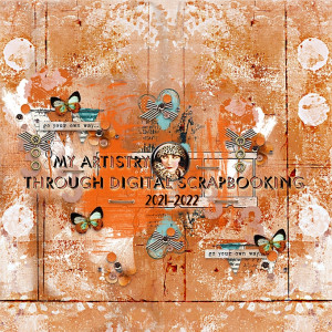 MOC10-Day #30-Album Cover-Scrapbooking Art By Me
