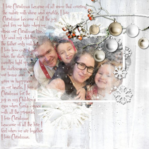 I love Christmas