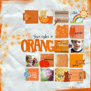 Your color is ORANGE
