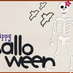 Halloween Card- Skeleton