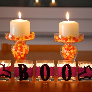 Boo Candle Holders