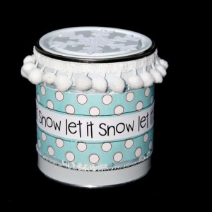 Decorated paint can