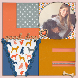 A Girl And Her Dog