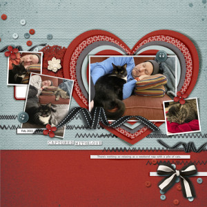 Valentine Cat Snuggle 2022