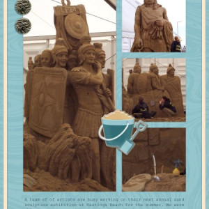Sand Sculptures Mini Album Page 2.