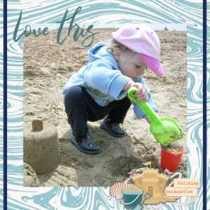 Sand Sculptures Mini Album Page 7.