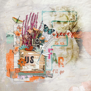 Forever is as Far as I'll Go - Rachel Jefferies February 2022 Mixed Media Challenge