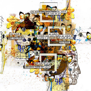 Inspiration Challenge-February 2022-Book Cover Inspired-A Cluttered Mind