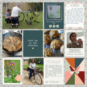 Project 2021 Catch-up Page for June.