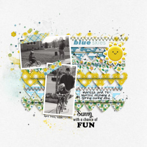 Sunny With A Chance of Fun - FF 03/04 - Scraplift Challenge
