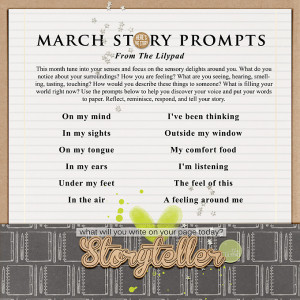 march journaling prompts