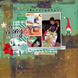 blog - mixed media beginners - instant mixed media -December Then and Now