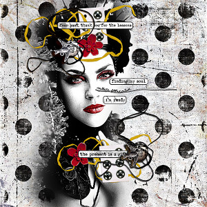 Art Journaling-Monthly Muse-April 2022-Week #3 Scraplift-RJMJ-Face Your Fears