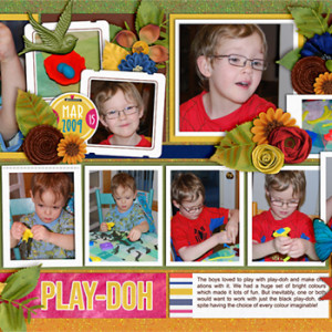 Play-Doh (double page)