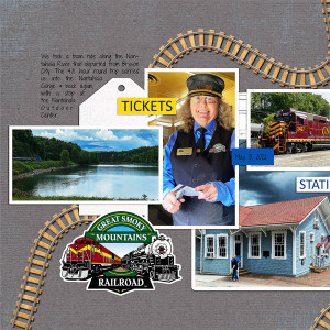 Great Smoky Mountain Railroad, left