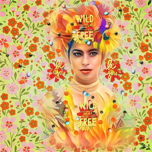 Random Challenge-May 2022-Eye-Catching Floral Paper-Wild & Free