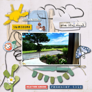 Rachel Jefferies Featured Product Challenge {Blue Skies Ahead}